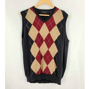Van Heusen ⚜ Argyle Cotton Sweater Vest